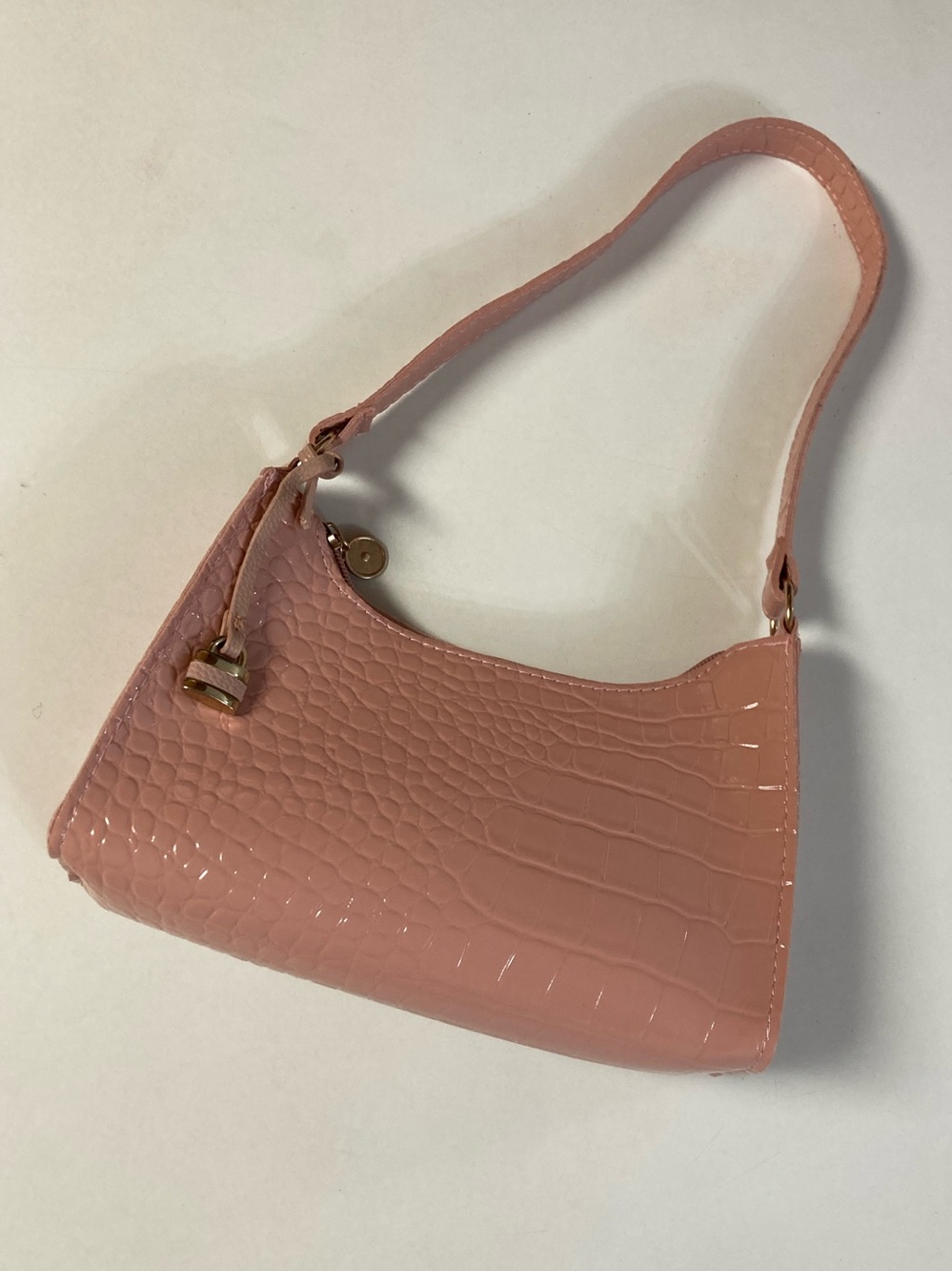 Mini Pink Croc Bag
